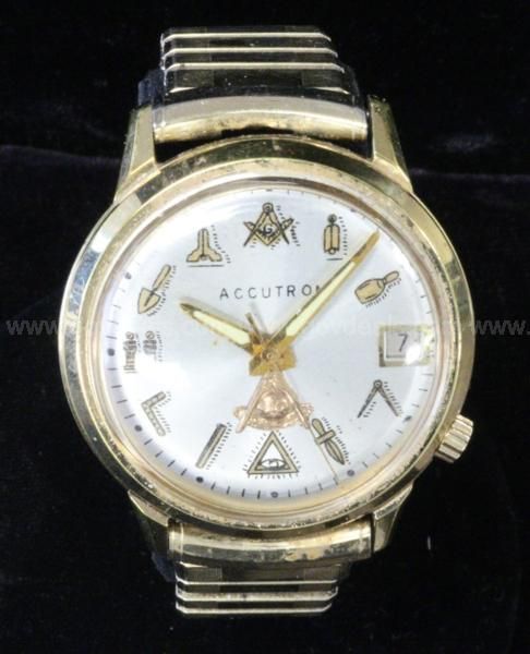 Bulova masonic watch hot sale