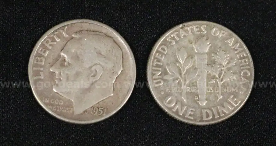 458 Silver U.S. Roosevelt Dimes