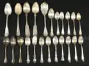60 Pieces Assorted Silver Flatware, 2162.9 Grams