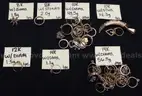 61 Pieces Of Assorted Scrap Gold Jewelry, 120.7 Grams