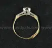 14K Yellow Gold Solitaire Design Diamond Ring, 1.9 Grams