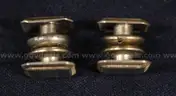 Vintage 10K Yellow Gold Baer &#x26; Wilde Kum A Part Cufflinks, 7.7 Grams
