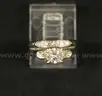 18K White Gold 2 Piece Diamond Wedding Set, 2.9 Grams