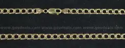 14K Yellow Gold Link Design Necklace, 14.6 Grams