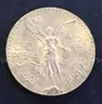 1947 Gold Mexico 50 Peso Coin, 41.6 Grams