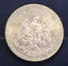 1947 Gold Mexico 50 Peso Coin, 41.6 Grams