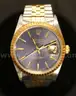 18K YG &#x26; Stainless Steel Rolex Oyster Perpetual Date Watch