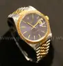 18K YG &#x26; Stainless Steel Rolex Oyster Perpetual Date Watch