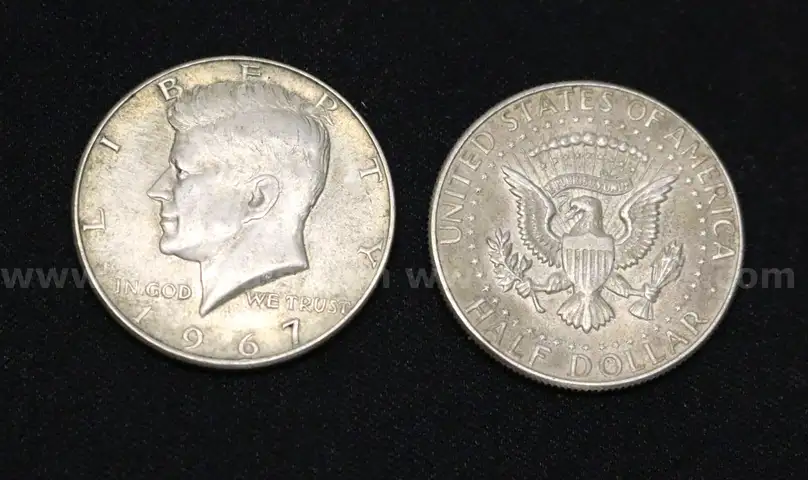 94 U.S. Kennedy Clad Half Dollar Coins