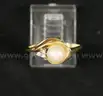 10K Yellow Gold Pearl &#x26; Diamond Ring, 2.0 Grams