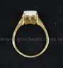 21K Yellow Gold Ring With Opal, 3.2 Grams