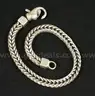 James Avery Sterling Silver Square Foxtail Link Bracelet, 19.4 Grams