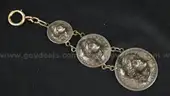 Antique Silver 1912 Repousse Coin Pendant