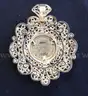 1945 Gold Mexico Dos Peso Coin In 14K Yellow Gold Filigree Bezel, 11.0 Grams