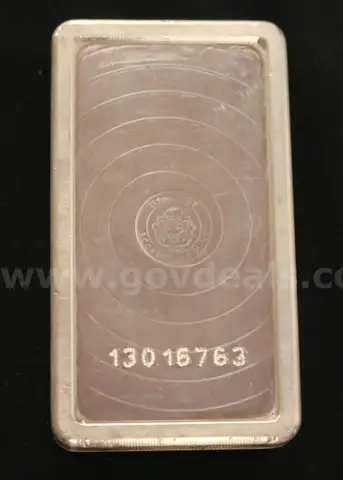 Scottsdale Silver 10 Ounce .999 Silver Bar, 311.6 Grams