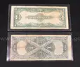2 U.S. $1 Large Size Notes