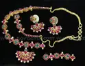 22k Yellow Gold Jewelry Set, 55.8 Grams