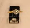 14K Yellow Gold Diamond Solitaire Engagement Ring, 2.1 Grams