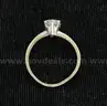 14K Yellow Gold Diamond Solitaire Engagement Ring, 2.1 Grams