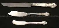 97 Pieces of Gorham English Gadroon Sterling Silver Flatware Set, 4,710.3 Grams