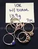67 Pieces Of Assorted Scarp Gold Jewelry, 200.2 Grams