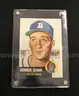 4- 1953 Topps Baseball Cards In Trading Card Holders