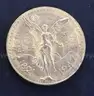 1947 Gold Mexico 50 Peso Coin, 41.6 Grams