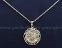 1993 U.S. 1/10th Ounce Gold Eagle Coin W/ 14k Rope Necklace &#x26; Bezel, 9.2 TGW