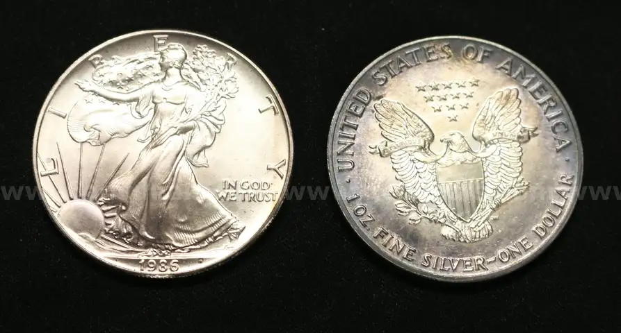 36 Silver 1 Ounce U.S. American Eagle $1 Coins