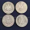 4 Assorted Date Mexico Gold Cinco (5) Peso Coins, 16.4 Grams