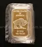 5 Liberty Coin Buffalo/Indian Head Design 1 Ounce Bars