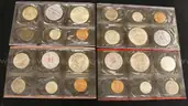 27 Assorted U.S. Uncirculated Mint Sets, Some Silver
