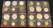 27 Assorted U.S. Uncirculated Mint Sets, Some Silver