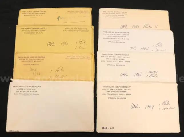 27 Assorted U.S. Uncirculated Mint Sets, Some Silver