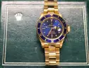 Men&#x27;s 1983 Rolex Submariner With 18K Yellow Gold Case &#x26; Band, 171.2 Grams