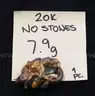 173 Pieces of Assorted Scrap Gold Jewelry,  369.5 Grams