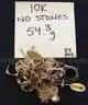 173 Pieces of Assorted Scrap Gold Jewelry,  369.5 Grams