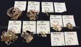173 Pieces of Assorted Scrap Gold Jewelry,  369.5 Grams