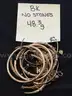 173 Pieces of Assorted Scrap Gold Jewelry,  369.5 Grams