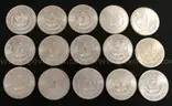 20 Assorted U.S. Silver Morgan Dollars, All Graded Brilliant Uncirculated