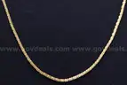 14K Yellow Gold Spiral Design Necklace, 6.4 Grams