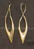 14K Yellow Gold Dangle Earrings, 3.8 Grams