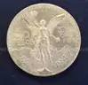 1947 Gold Mexico 50 Peso Coin, 41.6 Grams