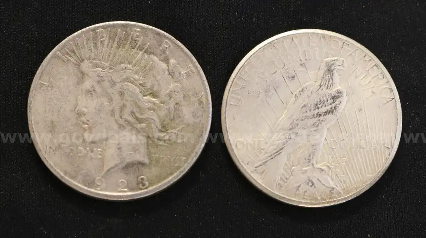 27 Silver U.S. Peace Dollar Coins