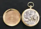 Waltham 17 Jewel Pocket Watch With Gold Plated Case
