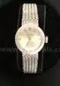 Ladies 14K W/G Mendys 17 Rubi&#x27;s Wristwatch W/14K W/G Case Back &#x26; Band, 32.6g