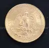 1947 Gold Mexico 50 Pesos Coin, 41.6 Grams