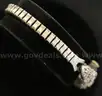 2 Ladies Watches Hamilton &#x26; Black Shield 14K Gold Case, Back With Diamonds