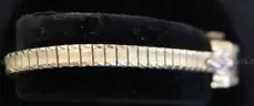 2 Ladies Watches Hamilton &#x26; Black Shield 14K Gold Case, Back With Diamonds