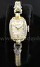 2 Ladies Watches Hamilton &#x26; Black Shield 14K Gold Case, Back With Diamonds